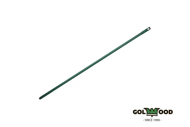 Metal green handles with thread 120 cm.